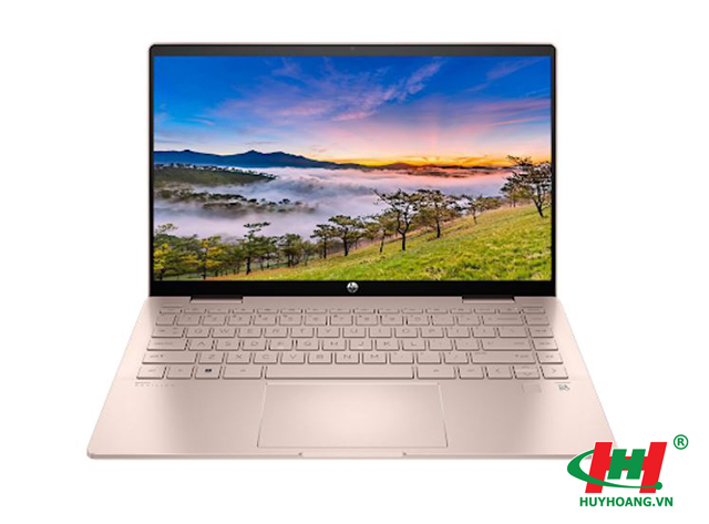 LAPTOP HP PAVILION X360 14 EK1047TU (80R25PA) (Cảm ứng,  X360 độ) Core™ i7-1355U,  16GB,  512GB SSD,  14.1inch Intel Graphics FULL HD (1920*1080),  Win 11,  WARM GOLD