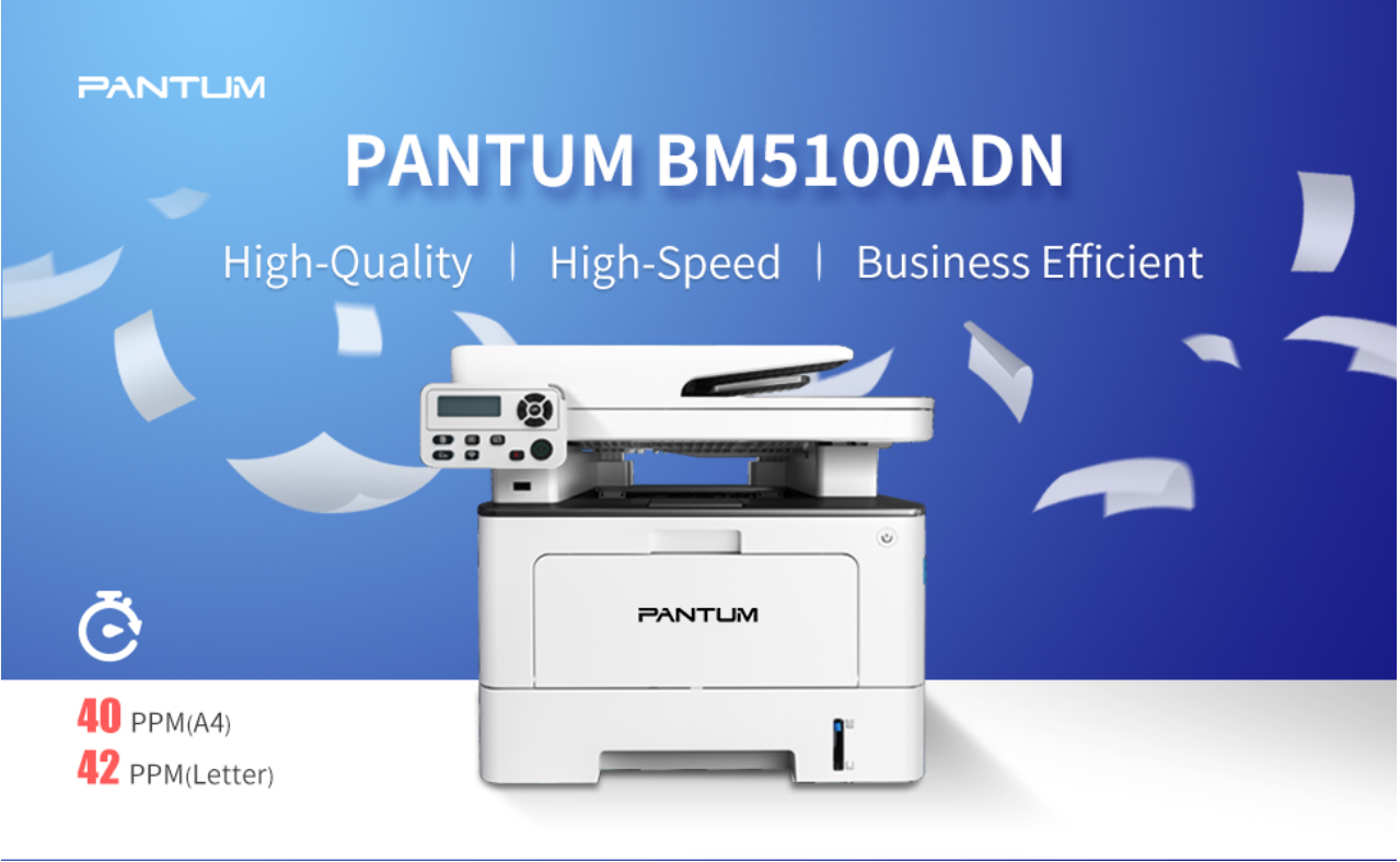 Máy in đa chức năng PANTUM BM5100ADN (in 2 mặt,  scan,  copy,  fax,  Lan)