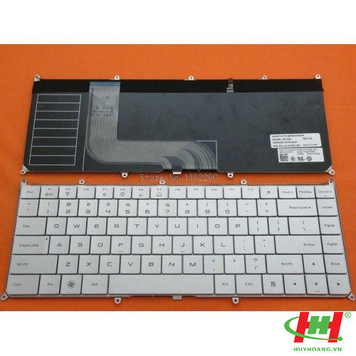 Bàn phím laptop Dell Adamo 13 bạc