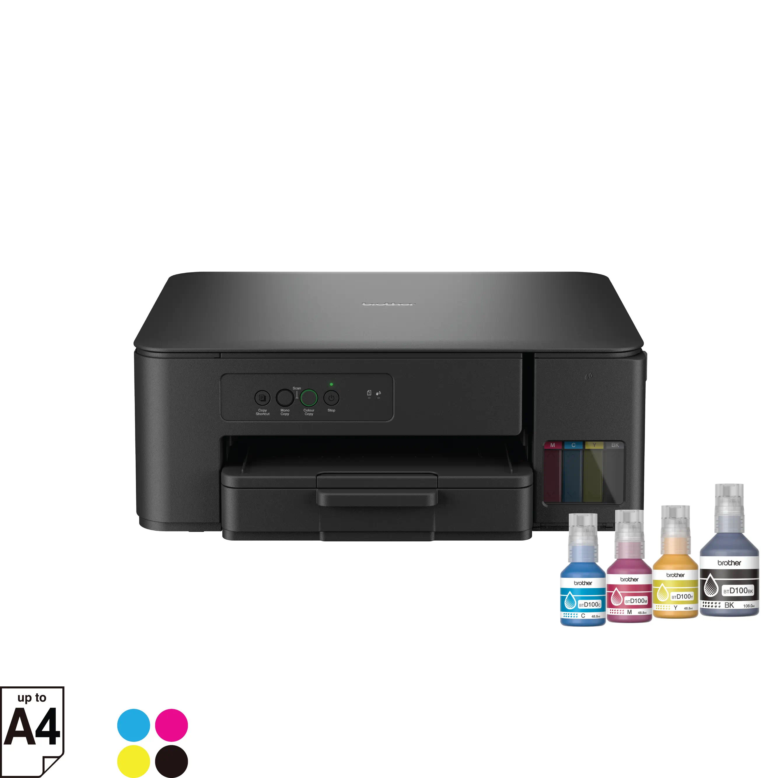 Máy in phun màu Brother DCP-T230 (In 1mặt/ Scan/ Copy/ USB)