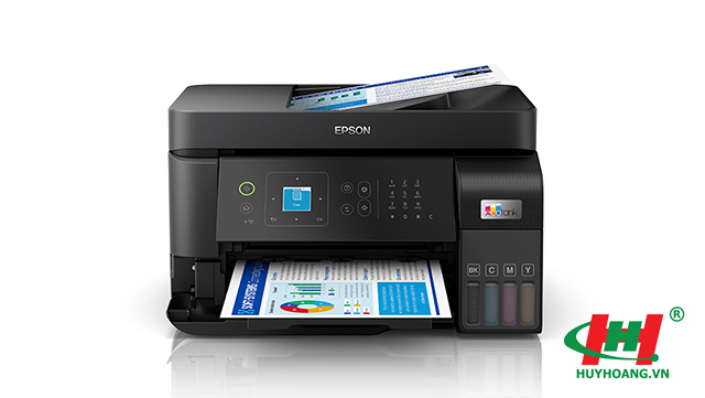Máy in màu Epson Ecotank L5590 (A4/ A5/ In/ Copy/ Scan/ Fax/ ADF/ USB/ LAN/ WIFI)