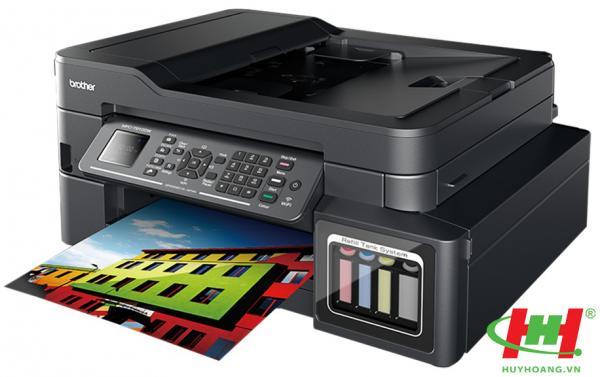 Máy in màu đa năng Brother DCP-T820DW (In 2 mặt,  Scan,  Copy,  Fax PC,  Lan,  Wifi,  Khay giấy trên) - Thay thế T810W