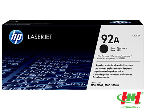 Mực in HP C4092A - HP 92A - Mực máy in laserJET HP 1100,  1100A,  3200,  3220