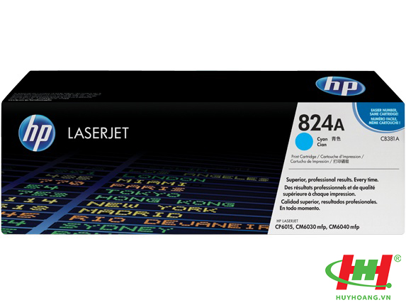 Mực in laser màu HP CB381A (HP 824A) Cyan