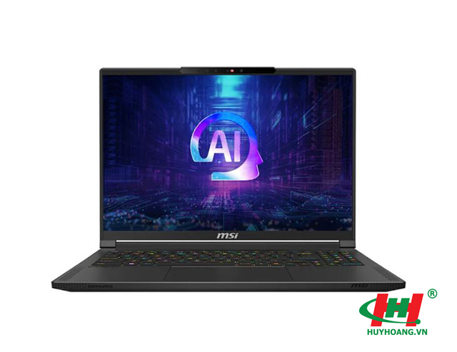 Laptop MSI Stealth A16 AI+ A3XVGG-208VN (Ryzen AI 9 HX 370/ 32GB Onboard 7500MHz LPDDR5x/ GeForce RTX™ 4070 8GB GDDR6/ 2TB SSD M.2 NVMe/ 16inch WQUXGA/ Windows 11)