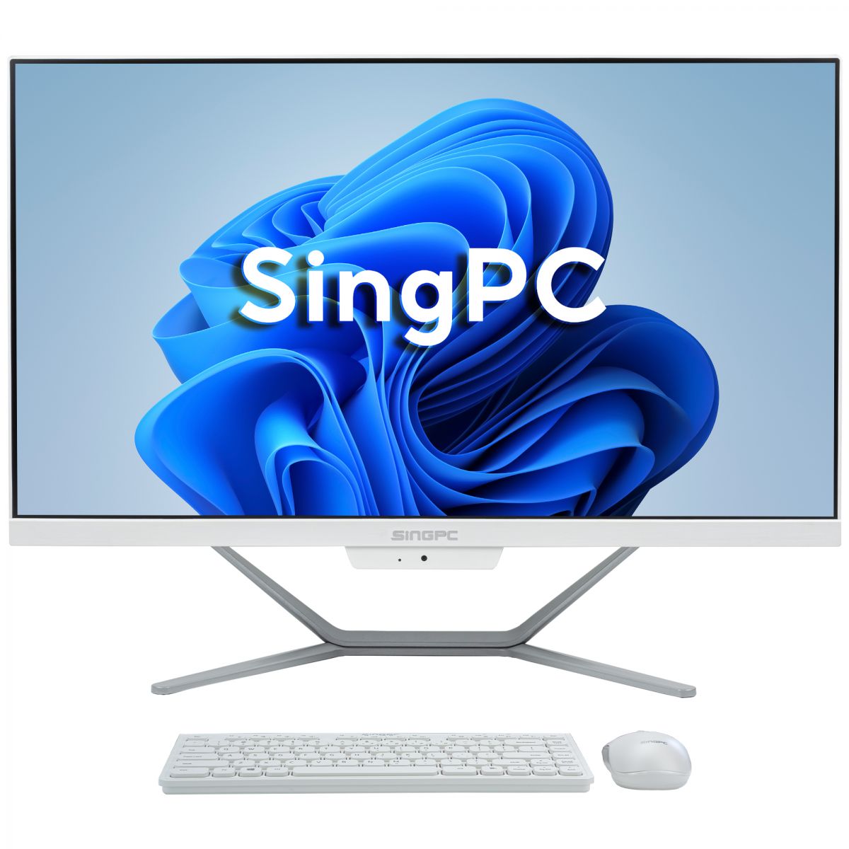 Máy tính All In One SingPC M22Vi768M2-W ( i7-12700,   8GB DDR4 3200,  SSD 256GB M.2 NVMe,  WL,  BL,  Loa,  WC,  Win 11 Pro,  KB+M,  SingPC 21.5inch FHD,  Trắng,  2 Years)