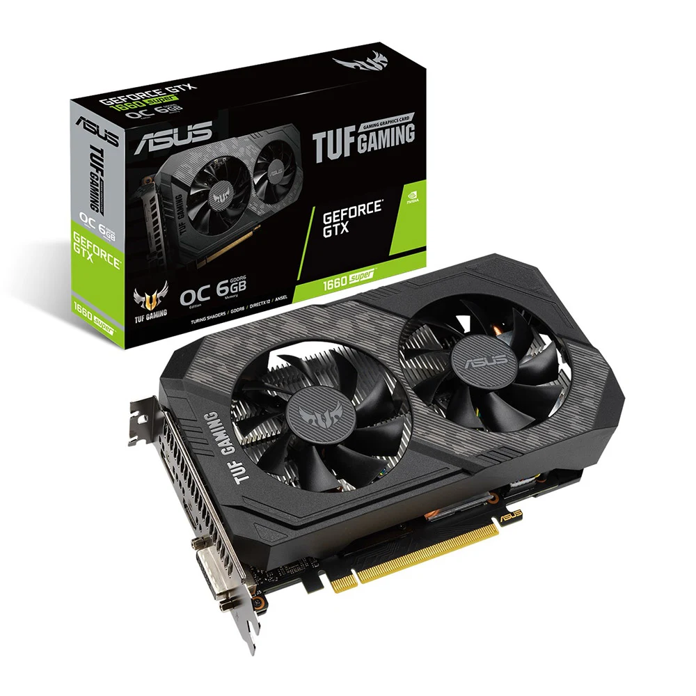 Card màn hình ASUS TUF Gaming GeForce GTX 1660 SUPER OC Edition 6GB GDDR6