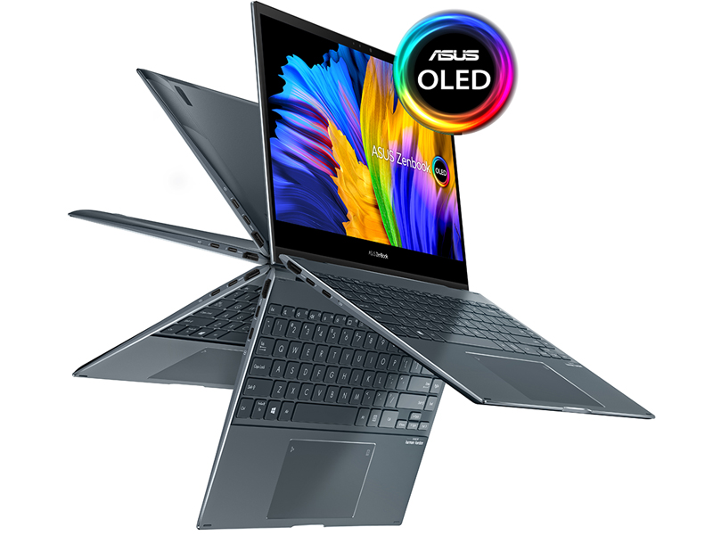 Laptop Asus ZenBook Flip 13 UX363EA-HP740W (Core™ i7-1165G7 | 16GB | 512GB | Intel® Iris® Xe | 13.3 inch FHD | Cảm ứng | Bút cảm ứng | Win 11 | Xám)