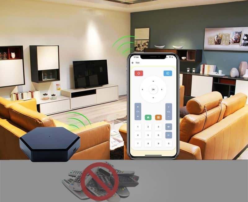 Bộ điều khiển hồng ngoại wifi Hunonic IR Smart, điều khiển Tivi, Điều Hoà qua điện thoại 6 bo dieu khien tivi dieu hoa tu xa bang dien thoai hunonic ir smart 13 800x650 1
