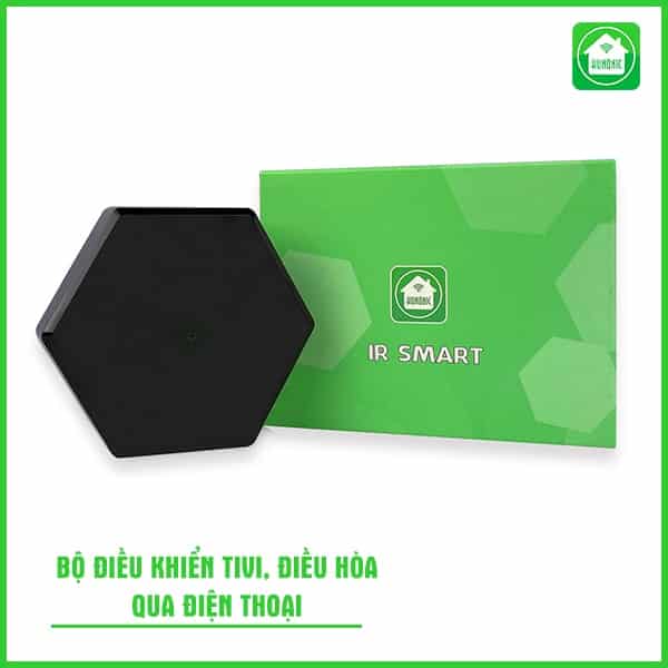 Bộ điều khiển hồng ngoại wifi Hunonic IR Smart,  điều khiển Tivi,  Điều Hoà qua điện thoại