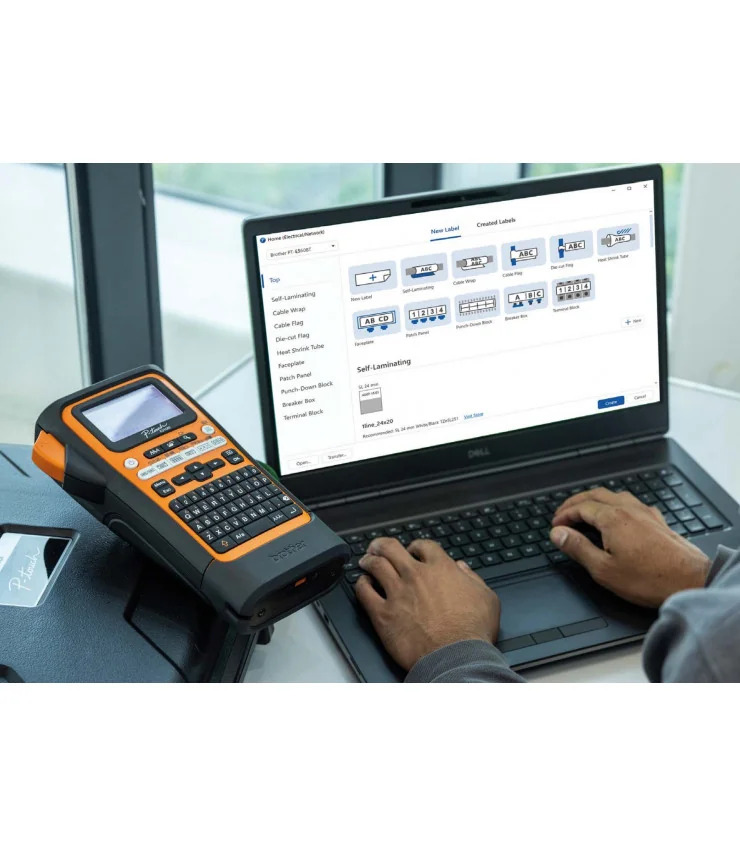 Máy in nhãn cầm tay Brother PT-E310BT