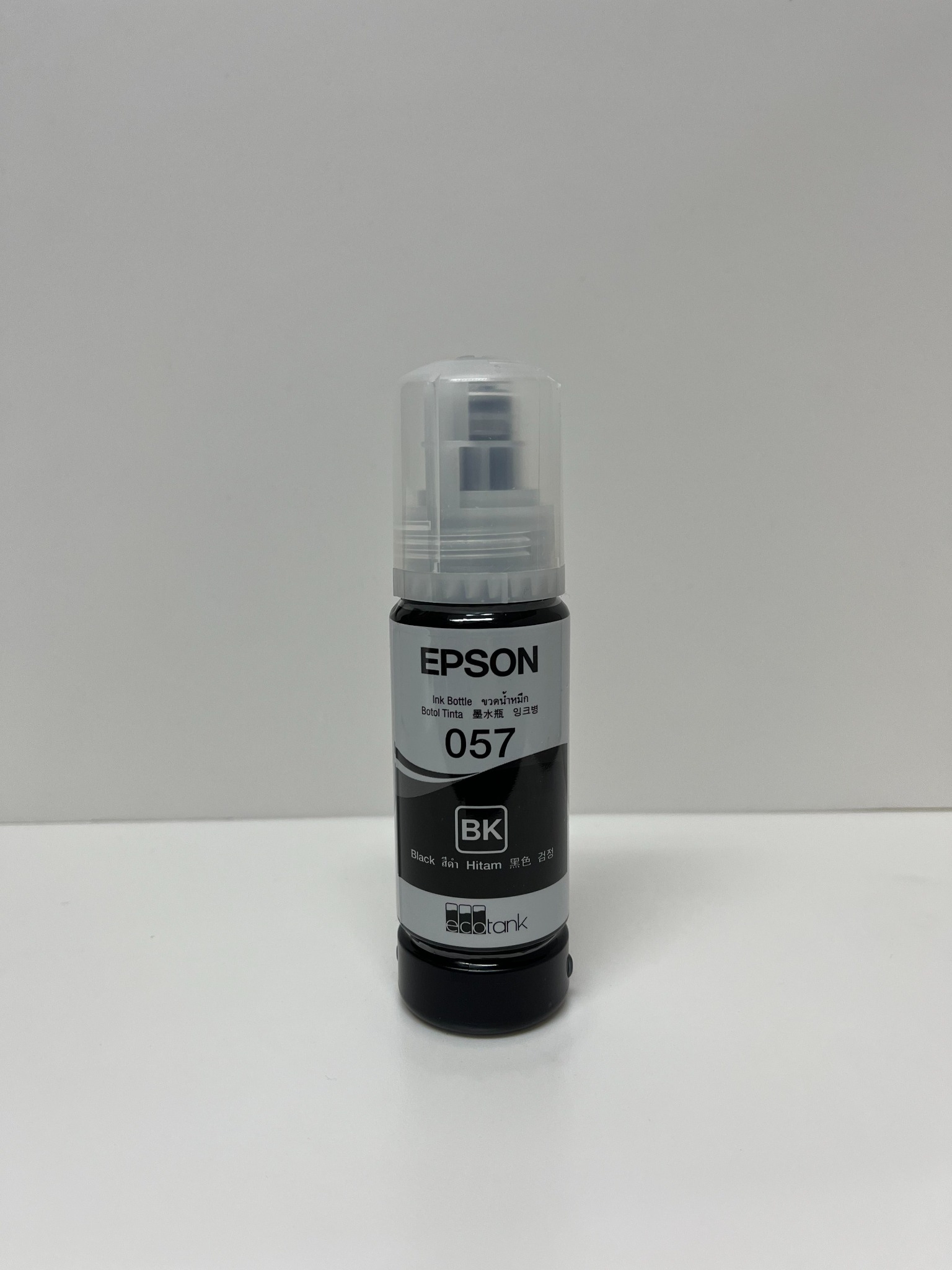 Mực máy in Epson EcoTank L8050 chính hãng (Epson 057 Black ink Bottle C13T09D100)