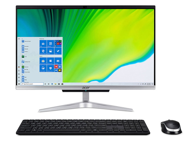 Máy bộ đề bàn ACER AS AIO C22-963 DQ.BEPSV.001 i5-1035G1/ 8GD4/ 1T5+128GSSD/ 21.5FHD/ Wlac/ BT4.2/ WL_KB/ WL_M/ ĐEN/ W10SL