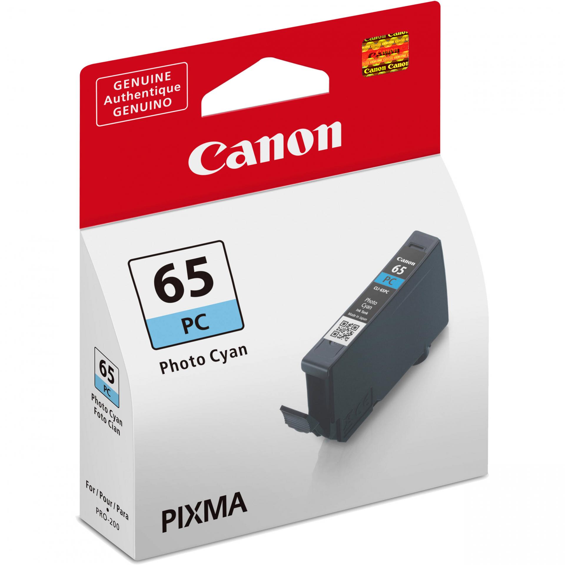 Mực máy in Canon PIXMA PRO-200 CLI-65 Photo Cyan (CLI-65PC,  4220C002)