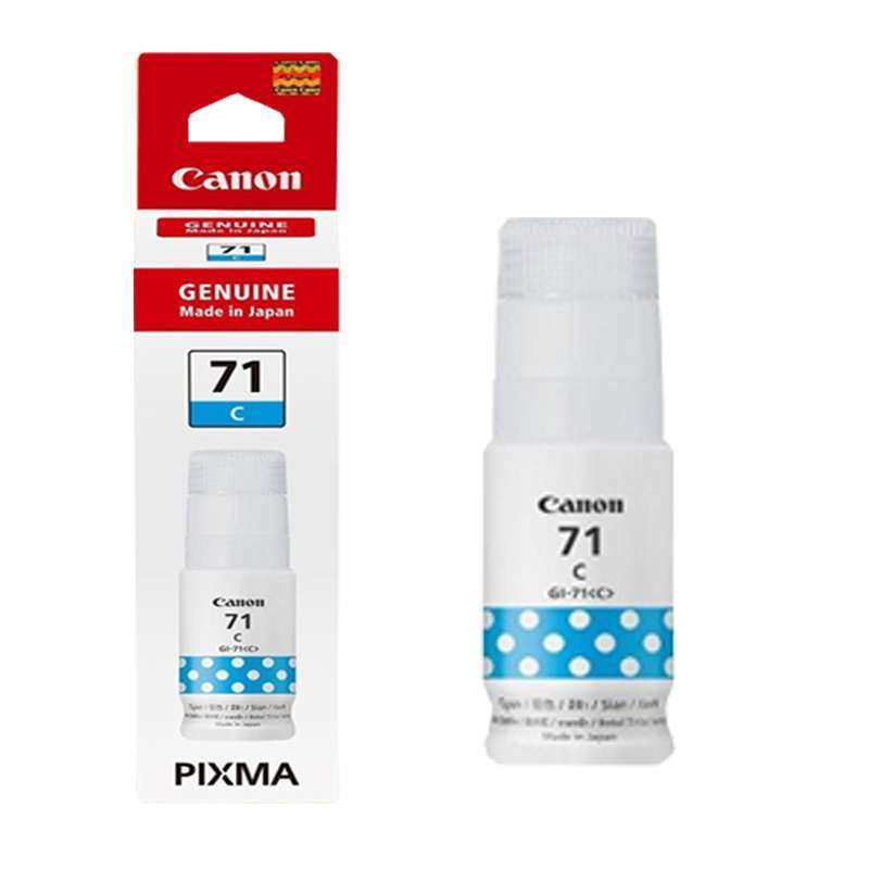Mực máy in Canon Pixma G1020,  G2020,  G3020,  G3060 Canon GI-71 Cyan Ink Bottle (GI-71C)