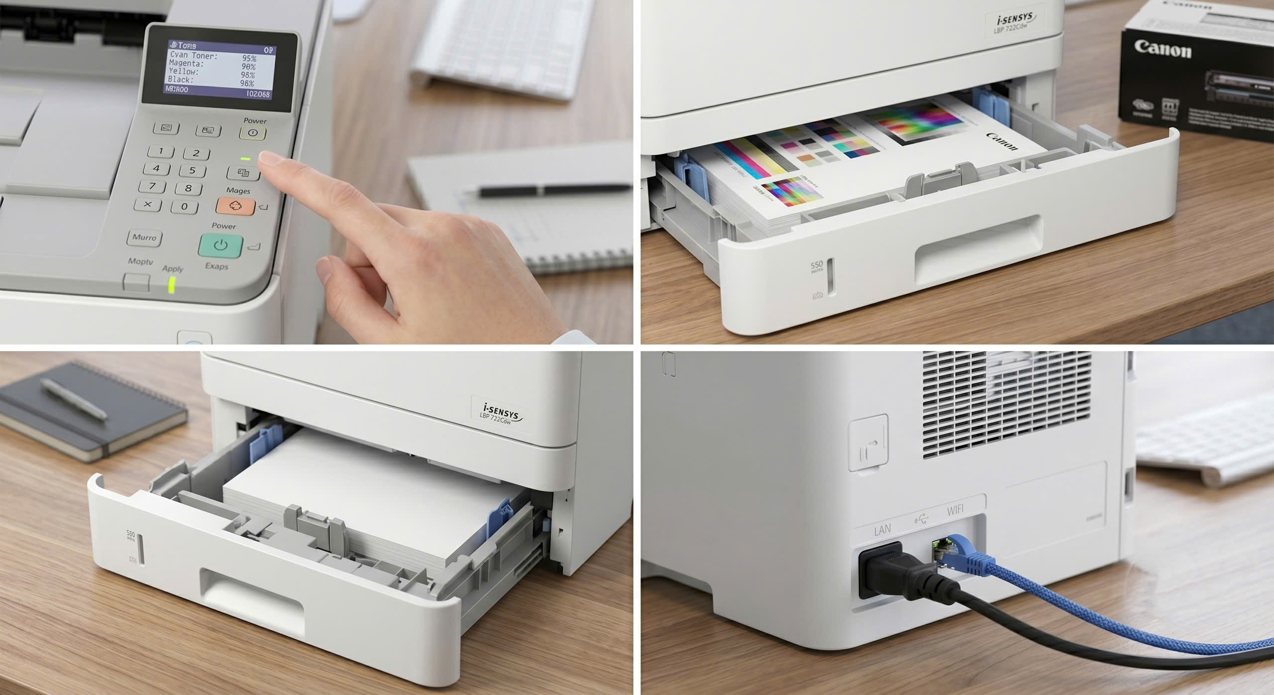 Máy in laser màu Canon i-SENSYS LBP 722Cdw