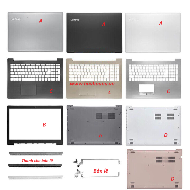 Vỏ Laptop Lenovo IdeaPad 320-15 320-15ISK 320-15IKB 320-15IAP 320-15AST 320-15ABR (MẶT B)