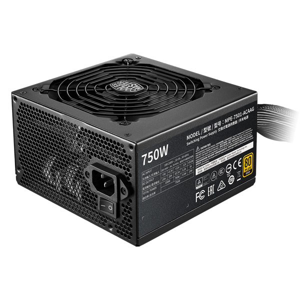 Nguồn Cooler Master MWE Gold 750 - V2 Non Modular