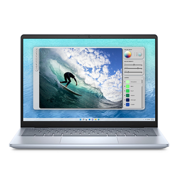 Máy tính xách tay Dell Inspiron 14 5440 NDY5V1 i5-1334U / 16GD5 / 512SSD / 14.0FHD+ / 16:10 / FP / 3C41W / W11SL+OFFICE / LED_KB / PreS / XANH /1Yr