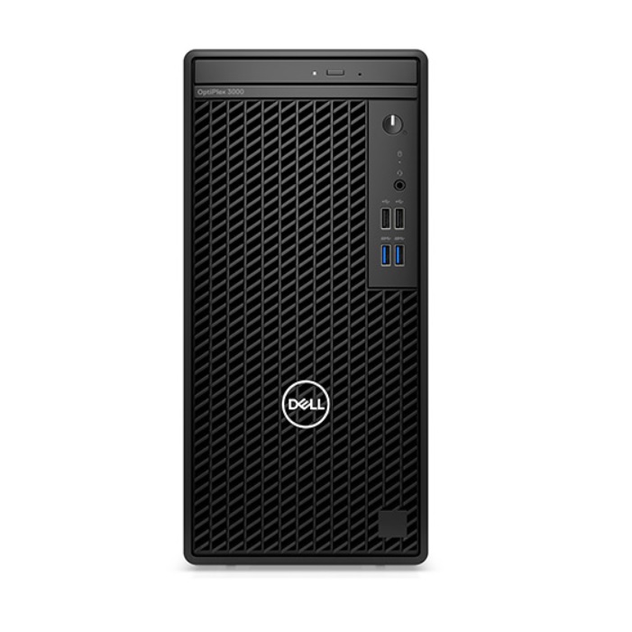 Máy tính để bàn Dell OptiPlex 3000 Tower,  Core i3-12100,  4GB,  256GB SSD,  DVDRW,  No WL,  No BL,  HDMI,  Dis,  Dell Optical Mouse & Keyboard,  Ubuntu,  1Year Pro,  Malaysia