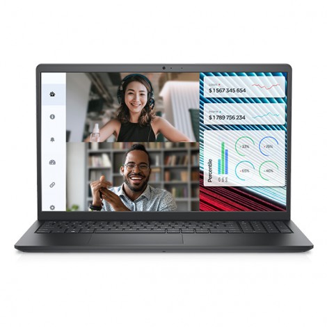 Máy tính xách tay Dell Vostro 3520-NKT2 I3 (1215U)/ 8G/ SSD 512GB/ 15.6 FHD/ Dos/ Đen/ nhựa/ NK/ 1N