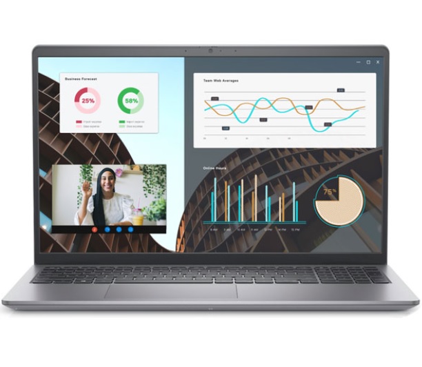 MÁY TÍNH XÁCH TAY DELL VOSTRO 3530 INTEL CORE I3-1305U,  15.6INCH FHD/ 1X8G,  512GB SSD/ 3 CELL-41WHR/ WIN 11/ OFFICE H&S 2021 - V5I3465W1-GRAY* - 01Y