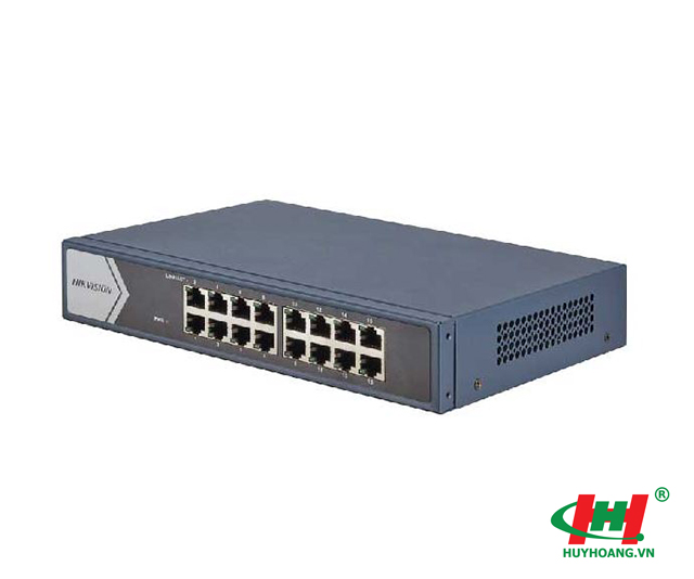 Switch HIKVISION 16 cổng Gigabit 1000Mbps DS-3E0516-E(B)