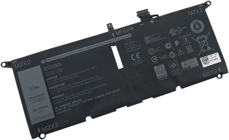 Pin Laptop Dell XPS 13-9370,  XPS 13-9375,  XPS 13-9380,  XPS 13-9385  G8VCF,  0H754V,  DXGH8 Tốt