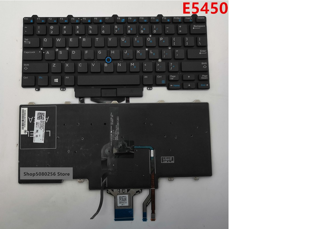 Bàn phím Dell Latitude E5450 E7450 có đèn,  có chuột