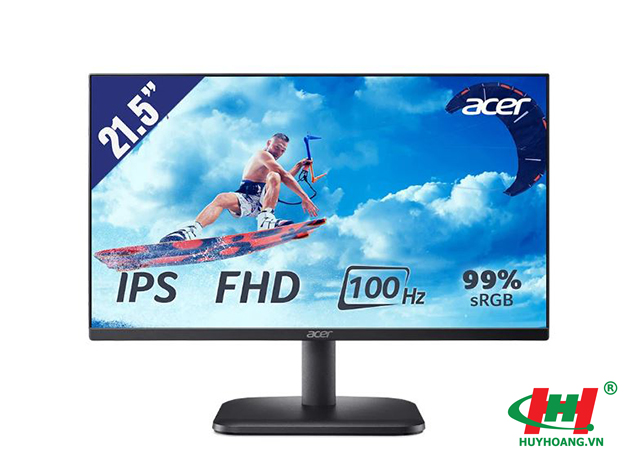 Màn hình LCD Acer 21.5 EK221Q E3 (UM.WE1SV.301) (1920 x 1080/ IPS/ 100Hz/ 1ms VRB/ FreeSync) 1 x HDMI 1.4,  1 x VGA/D-sub