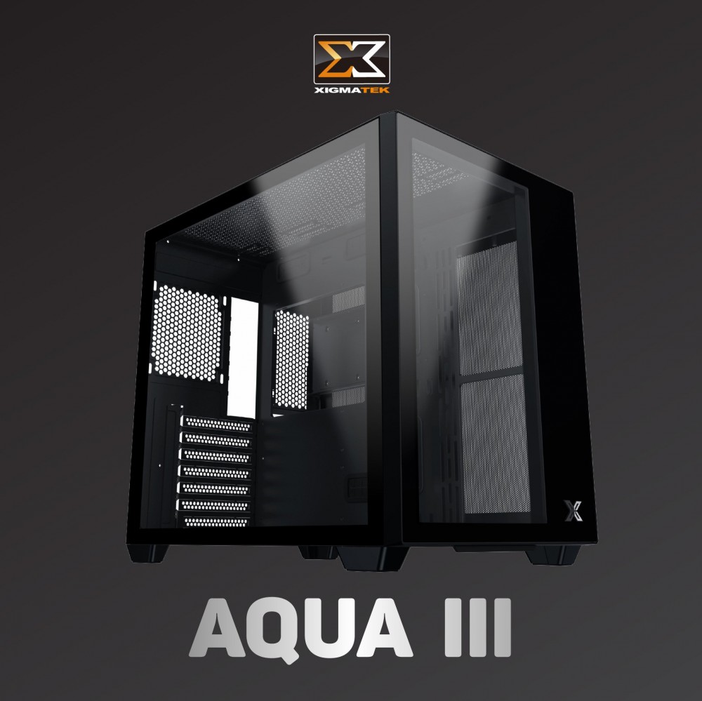 Thùng máy tính Case XIGMATEK AQUA III (EN0815) - PREMIUM GAMING ATX CASE