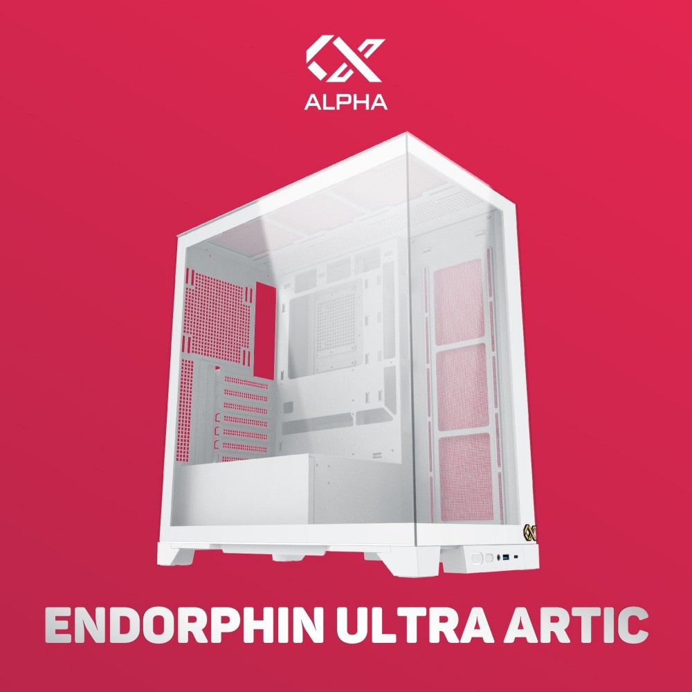 Thùng máy tính Case XIGMATEK ENDORPHIN ULTRA ARTIC (EN41358) - PREMIUM GAMING ATX WHITE