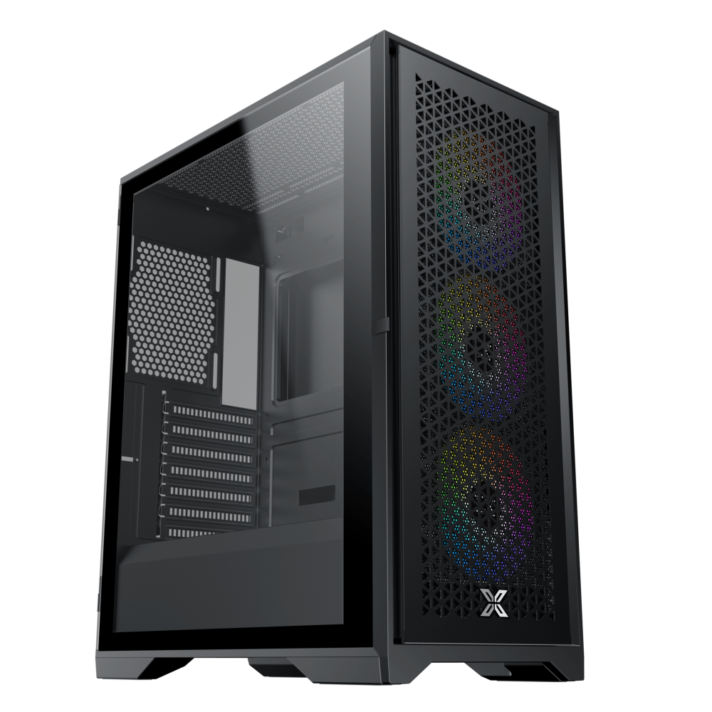 Thùng máy tính Case XIGMATEK LUX S 3FX (EN47840) - PREMIUM GAMING ATX,  KÈM 03 FAN XIGMATEK X22ARGB