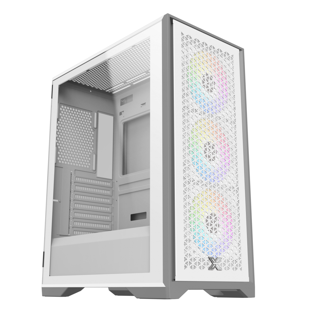 Thùng máy tính Case XIGMATEK LUX S ARTIC 3FX (EN47857) - PREMIUM GAMING ATX,  KÈM 03 FAN XIGMATEK X22ARGB WHITE