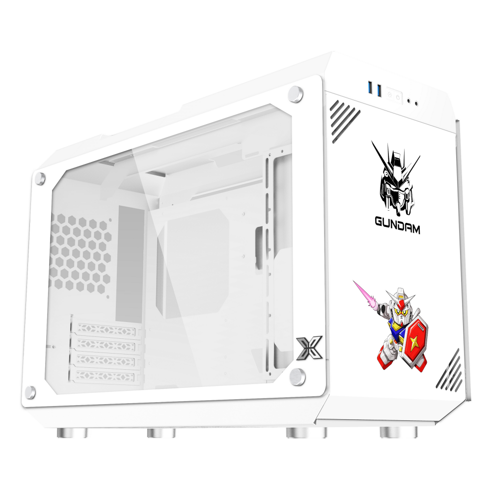 Thùng máy tính Case XIGMATEK X3 GD (EN48489) - PREMIUM GAMING M-ATX WHITE