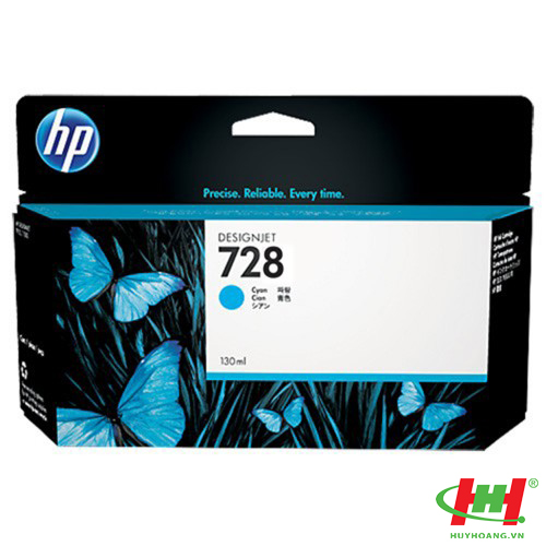 Mực máy in HP DesignJet T730,  T830 F9J67A (HP 728) Cyan 130ml