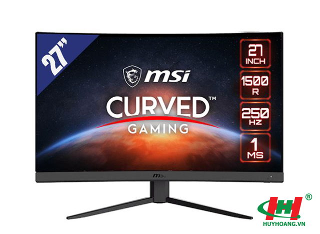 Màn hình cong LCD MSI 27inch Optix G27C4X (1920 x 1080/ VA/ 250Hz/ 1 ms/ FreeSync Premium/ 1 x DisplayPort 1.2a/ 2 x HDMI 2.0)