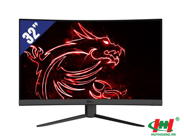 Màn hình cong LCD MSI 32inch OPTIX G32C4X (1920 x 1080/ VA/ 250Hz/ 1 ms/ Adaptive Sync,  1 x DisplayPort 1.2a,  2 x HDMI 2.0)