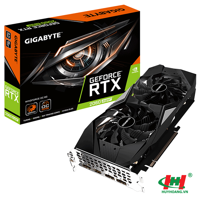 Card màn hình GIGABYTE RTX 2060 SUPER WINDFORCE OC - N206SWF2OC-8GD