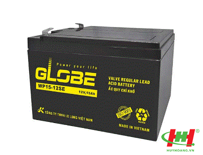 Bình ắc quy Globe 12V-15Ah (WP15-12SE)