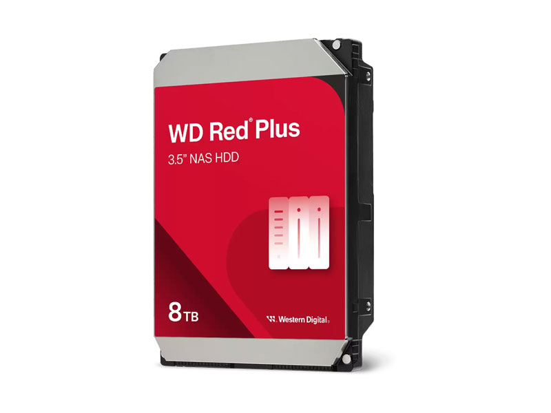 Ổ cứng HDD Western Digital Red Plus 8TB SATA 3 WD80EFPX (PC)