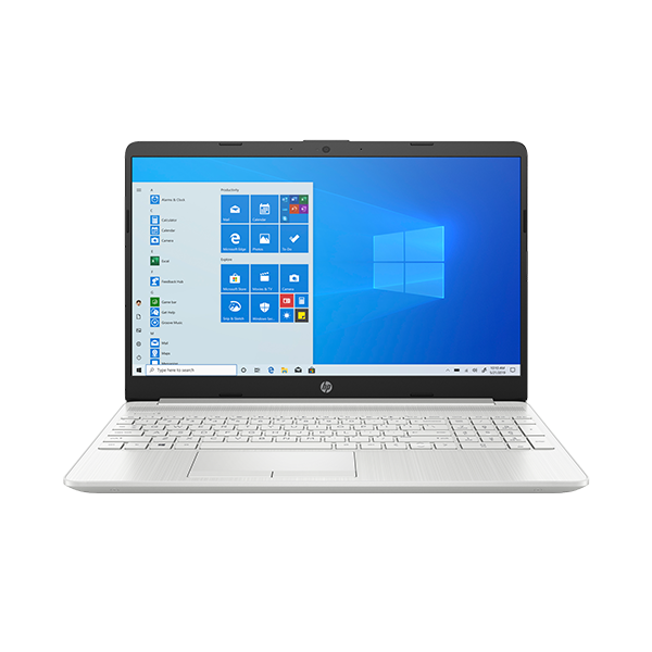 Máy tính xách tay HP 15s-du3590TU 63P86PA Core i7-1165G7, 8GB RAM, 512GB SSD, Intel Graphics,15.6HD, 3 Cell,Wlan ac+BT, Win 11 Home 64, Natural Silver,1Y WTY