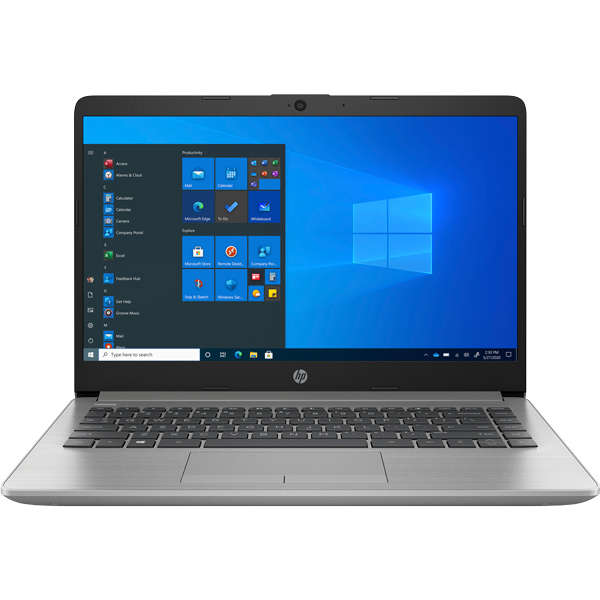 Máy Tính Xách Tay HP 240 G8, Core I3-1005G1/ 4GB RAM/ 256GB SSD/ Intel Graphics/ 14.0 HD/ WLAN AC+BT/ 3 Cell/ Win 10 Home 64/ Silver_ (519A4PA)* - 01Y