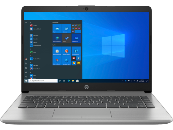 Máy tính xách tay HP 245 G8  53Y18PA  AMD R3 3250U, 4GB RAM, 256GB SSD, AMD Graphics,14 HD, 3 Cell, Wlan ac+BT, Win 10 Home 64, Silver, 1Y WTY
