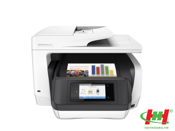 Máy in màu HP Officejet Pro 8720 eAIO (in 2 mặt,  scan,  copy,  fax,  wifi)