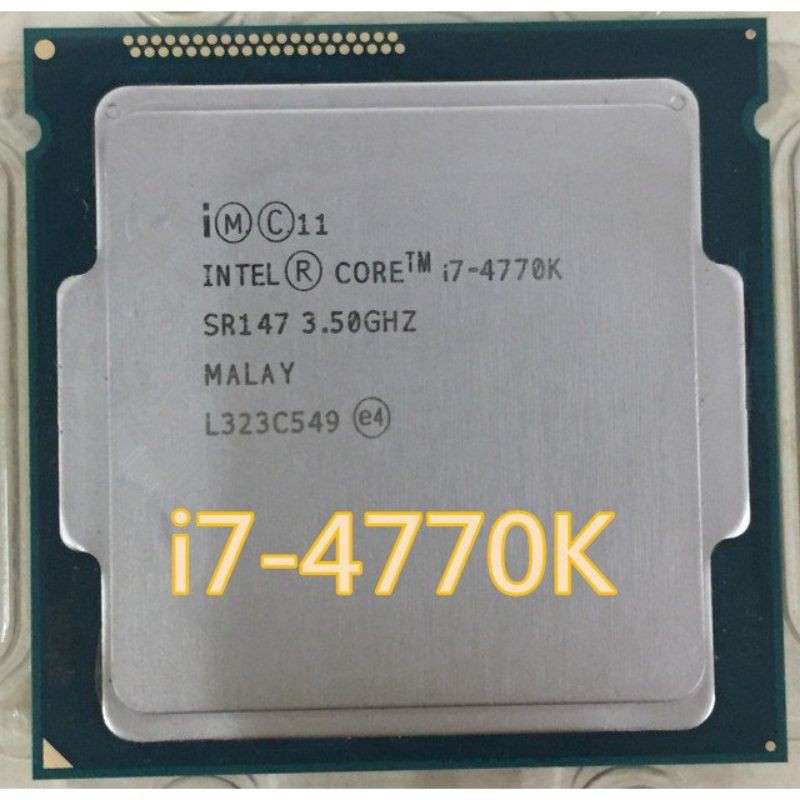 CPU Intel Core I7-4770K 3.50GHz SK1150 Tray No fan