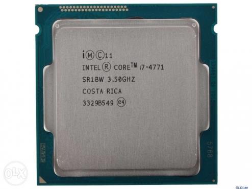 CPU Intel Core I7-4771 3.50GHz SK1150 Tray No fan