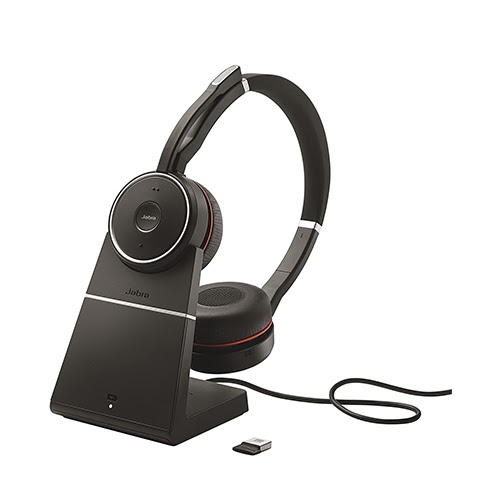 Tai nghe không dây Jabra Evolve 65 incl. charging stand MS Stereo