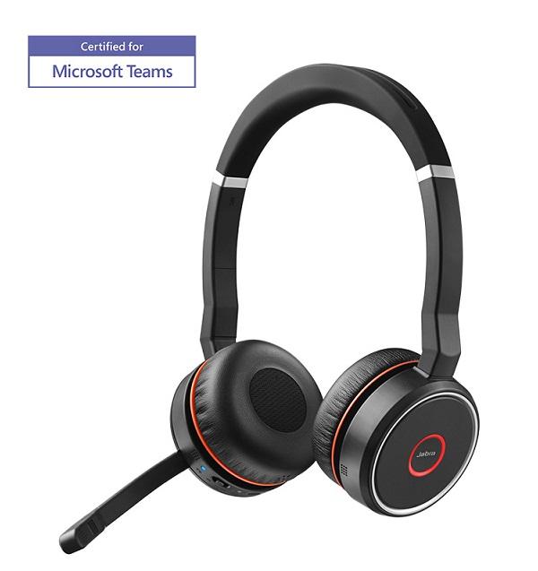 Tai nghe không dây Jabra Evolve 75 headset MS Stereo