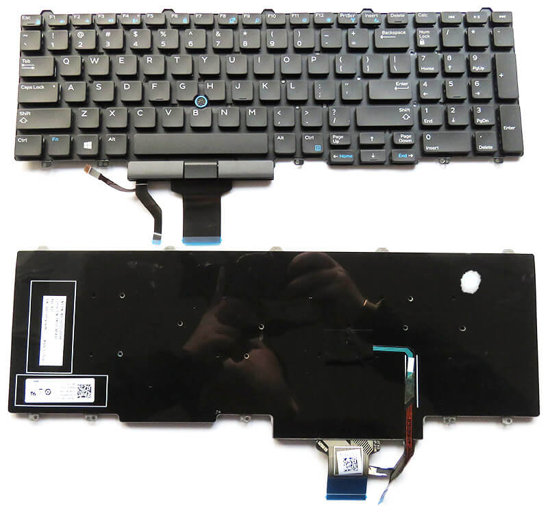 Bàn phím keyboard Dell Latitude 5580 5590 5591 (có đèn)